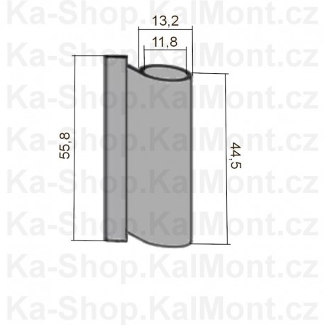 Krytka pantu Siegenia Favorit na plastové okno a balkon, horní křídlová