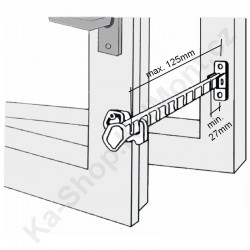 Pojistka větrání na otevřené či vyklopené okno a balkon, 13 poloh