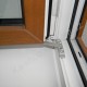 Omezovač, zarážka, doraz, brzda otevření okna s drážkou 16 mm
