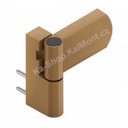 Pant Roto PS 27 bronz, 17 - 20,5 mm pro plastové dveře (T)