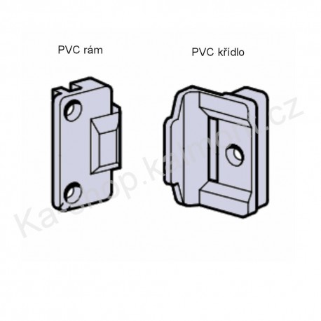 Pant přítlačný, PVC okno, Scuco Corona CT 70, Veka Alphaline 90, Topline AD 13