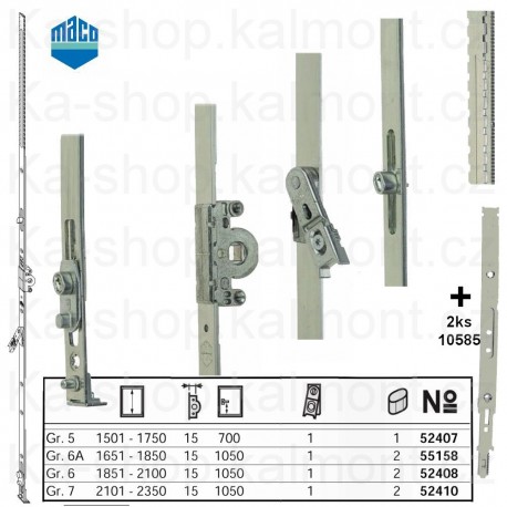 Převod OS Maco Multi Trend Gr 7, FFH 2101 - 2350, G 1050, DM 15