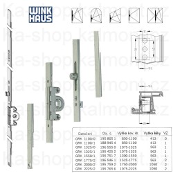 Převod Winkhaus GRK 1100/0, 850 - 1100, G413, DM 15 mm (T)