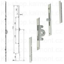 Siegenia Titan převod TGKK Gr. 180, 1801 - 2000, G1000, DM 15