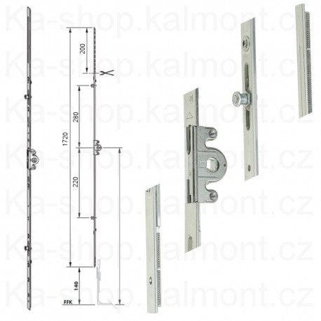 Siegenia Titan převod TGKK Gr. 180, 1801 - 2000, G1000, DM 15