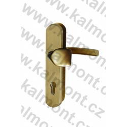 Bezpečnostní kování R101 PZ 72mm F4 TB 2, klika madlo bronz pro dveře